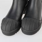 Christian Dior Iron Boots CL 0620 Leather Rubber Black Reference Size — view 6