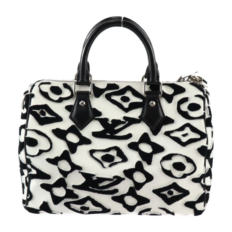 Louis Vuitton Speedy Bandouliere 25 Handbag Tufted Monogram Canvas — view 4