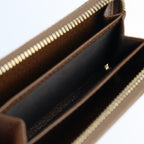 Gucci Swing Coin Case Leather Brown Gold Hardware Round Zipper — view 8