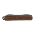 Gucci Swing Coin Case Leather Brown Gold Hardware Round Zipper — view 4