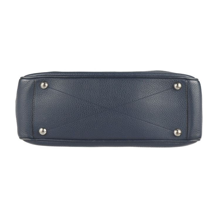 Louis Vuitton Alma Nd Messenger Shoulder Bag Taurillon Leather Marine — view 4