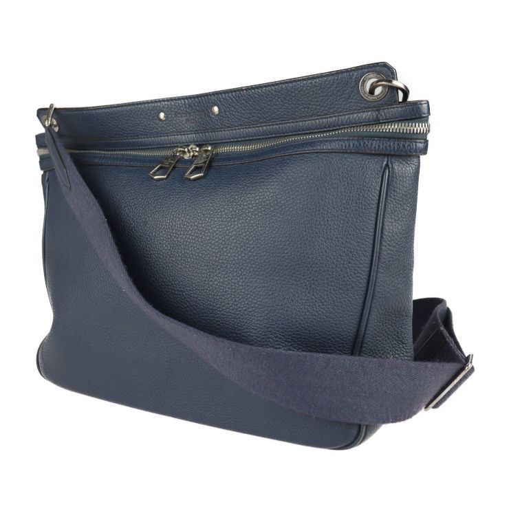 Louis Vuitton Alma Nd Messenger Shoulder Bag Taurillon Leather Marine — view 2