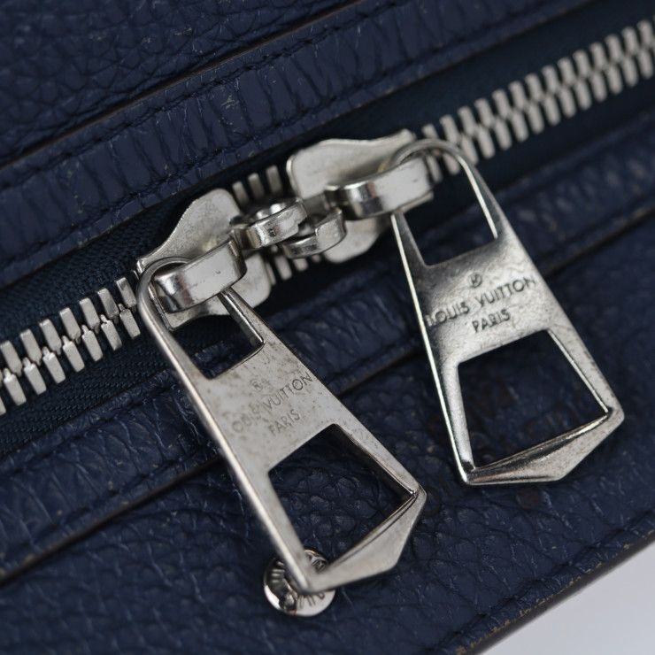 Louis Vuitton Alma Nd Messenger Shoulder Bag Taurillon Leather Marine — view 7