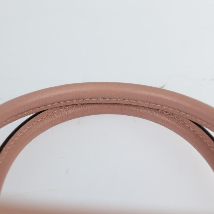 Louis Vuitton Lockit MM Handbag Leather Magnolia Pinkish Silver Hardware — view 6