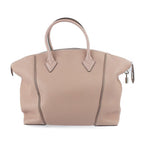 Louis Vuitton Lockit MM Handbag Leather Magnolia Pinkish Silver Hardware — view 3