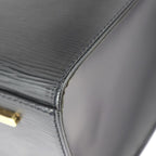 Louis Vuitton Figari MM Handbag Leather Black Gold Hardware Epi Viton — view 5