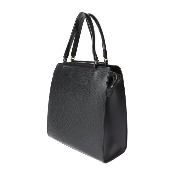 Louis Vuitton Figari MM Handbag Leather Black Gold Hardware Epi Viton — view 2