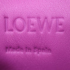Loewe Flamenco Pocket Shoulder Bag A411 F10 X01 Nappa Leather Purple Drawstring — view 6