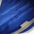 Gucci Belt Bag Body Nylon Leather Blue Beige Off The Grid — view 9