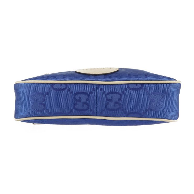 Gucci Belt Bag Body Nylon Leather Blue Beige Off The Grid — view 4