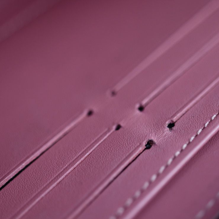 Louis Vuitton Zippy Wallet Long Patent Leather Rose Blush Pink — view 8
