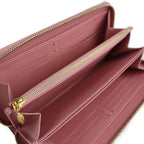 Louis Vuitton Zippy Wallet Long Patent Leather Rose Blush Pink — view 4