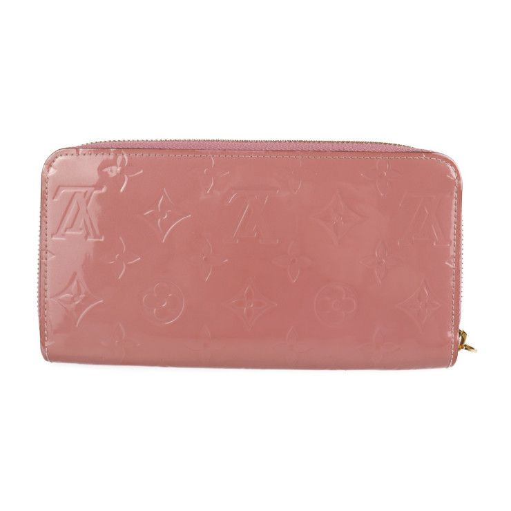 Louis Vuitton Zippy Wallet Long Patent Leather Rose Blush Pink — view 3