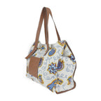 Loewe Tote Bag Canvas Leather White Blue Multicolor Brown Paula's Ibiza — view 2