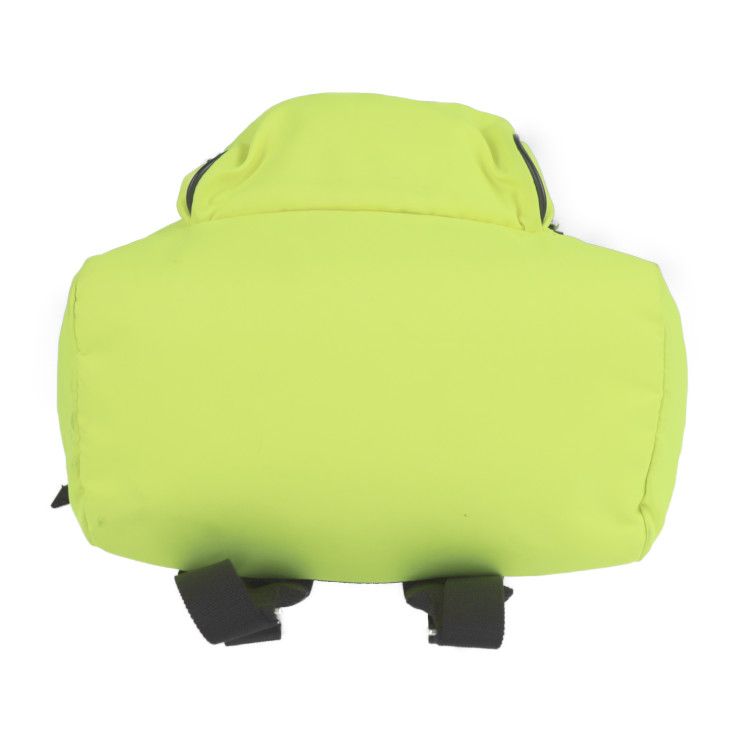 Saint Laurent Paris Moon Backpack Daypack Nylon Leather Neon Yellow — view 4