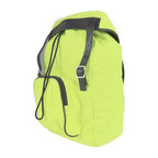 Saint Laurent Paris Moon Backpack Daypack Nylon Leather Neon Yellow — view 2