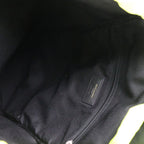 Saint Laurent Paris Moon Backpack Daypack Nylon Leather Neon Yellow — view 9