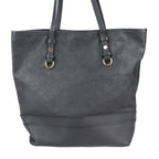 Louis Vuitton Citadines PM Tote Bag Leather Black Gold Hardware Monogram — view 4