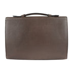 Loewe Briefcase Business Bag Leather Brown Silver Hardware 2-Way Document — view 3