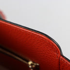 Gucci Swing Tote Bag Leather Red Gold Hardware Shoulder Large — view 8