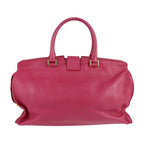 Saint Laurent Paris Cabas Classic Handbag Leather Pink Gold Hardware — view 3