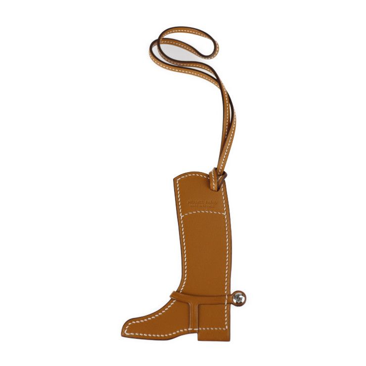 Hermes Swift Butler Natural Sable Pinkish Paddock Bot Boots — view 2