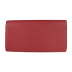 Hermes Passant Long Wallet Evercolor Rouge Grenadier Red Tone Bifold — view 3