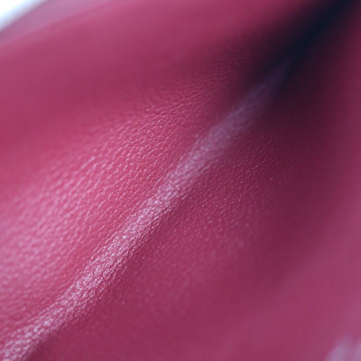 Hermes Passant Long Wallet Evercolor Rouge Grenadier Red Tone Bifold — view 9
