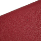 Hermes Passant Long Wallet Evercolor Rouge Grenadier Red Tone Bifold — view 7
