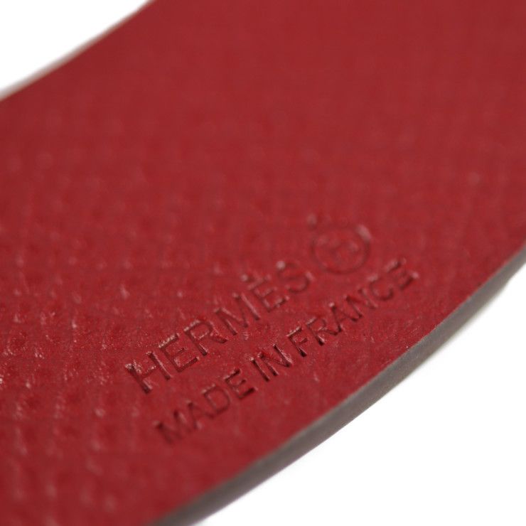 Hermes Taurillon Clemence Vaux Epson Navy Red Petitiach — view 3