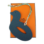 Hermes Taurillon Clemence Vaux Epson Navy Red Petitiach — view 5
