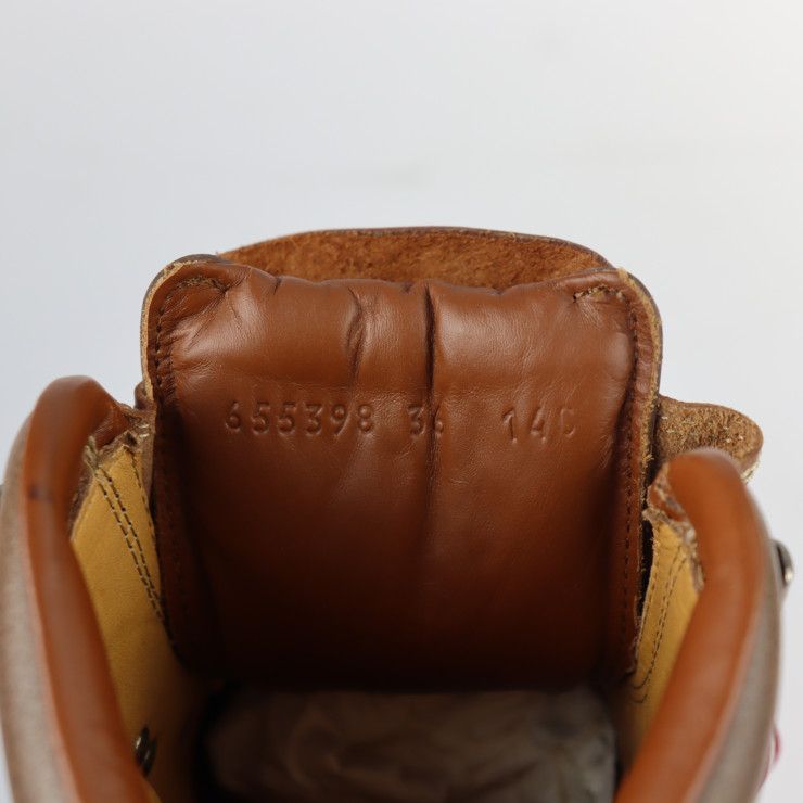 Gucci Mountain Boots Leather Brown The North Face Collaboratio — view 5