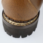 Gucci Mountain Boots Leather Brown The North Face Collaboratio — view 9