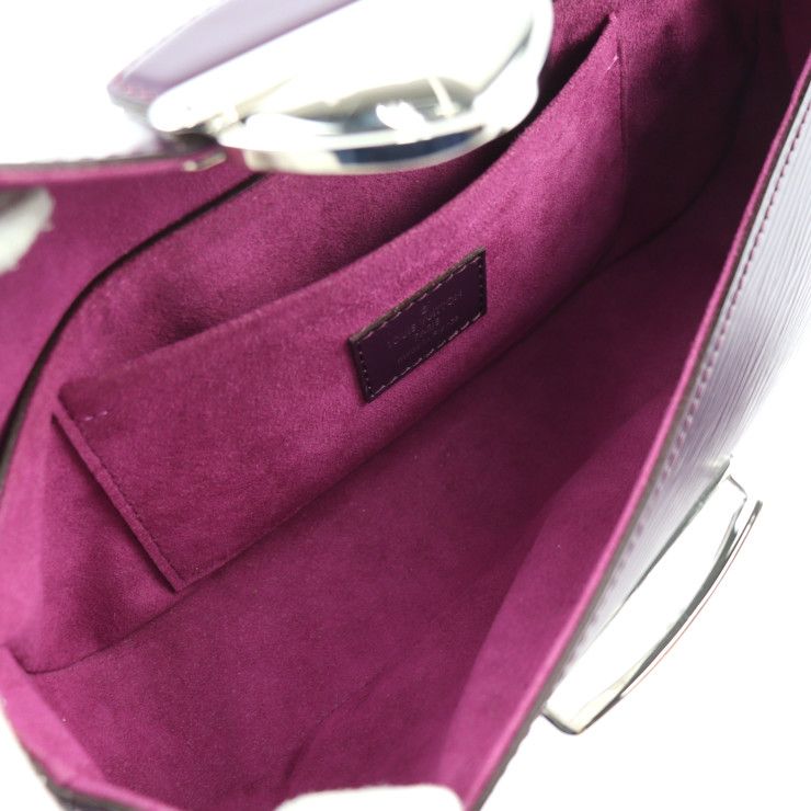 Louis Vuitton Pochette Montaigne Shoulder Bag M5929K Leather Cassis Silver — view 8