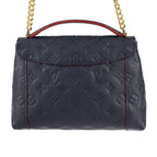 Louis Vuitton Blanche BB Handbag Leather Marine Rouge Gold Hardware — view 3