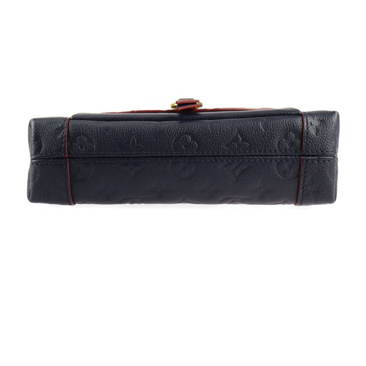 Louis Vuitton Blanche BB Handbag Leather Marine Rouge Gold Hardware — view 4