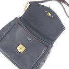 Louis Vuitton Blanche BB Handbag Leather Marine Rouge Gold Hardware — view 7