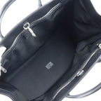 Gucci Off The Grid Tote Bag Nylon Leather Black GG — view 7