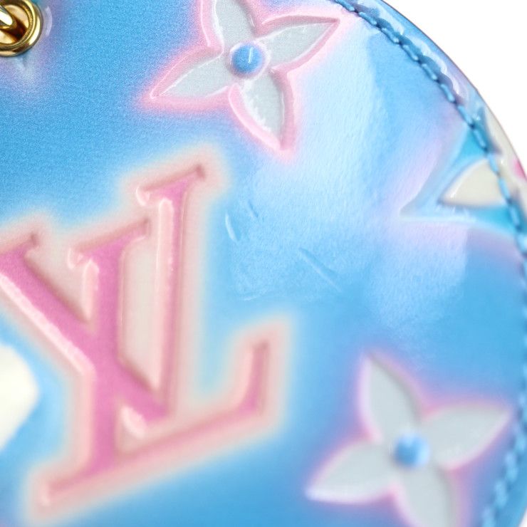 Louis Vuitton Porte Cles Illustre Key Holder Monogram Vernis Leather — view 3