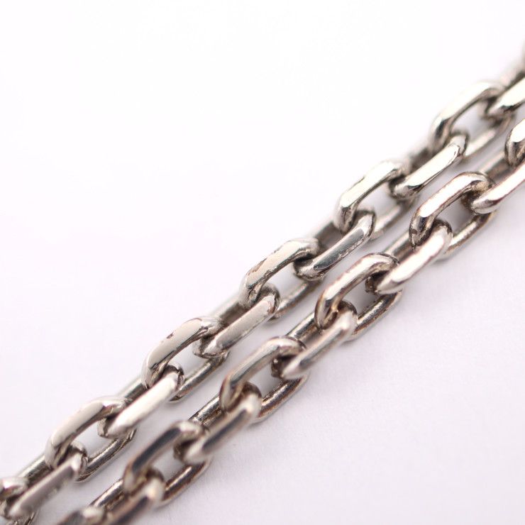 Louis Vuitton Pendant Globe Necklace Metal Silver Rhinestone — view 6