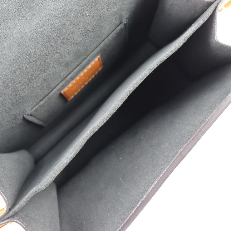 Louis Vuitton Dauphine Mini Shoulder Bag Taurillon Leather Brown Pink — view 9