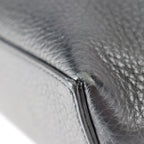 Fendi By-the-way Business Bag 7 Va458 Leather Black Blue Yellow Silver Hardware — view 4