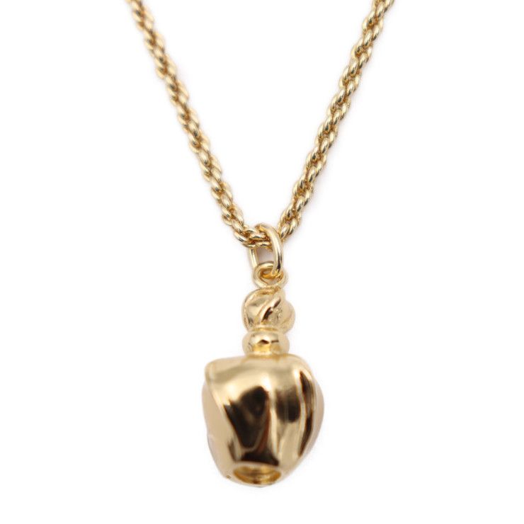 Christian Dior Poison Necklace Metal Gold Pendant Perfume Bottle GP — view 3