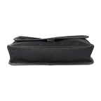 Prada Messenger Bag Shoulder 2 Vd951 Nylon Black Leather Silver Hardware — view 4