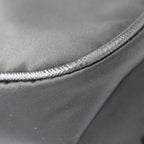 Prada Messenger Bag Shoulder 2 Vd951 Nylon Black Leather Silver Hardware — view 5