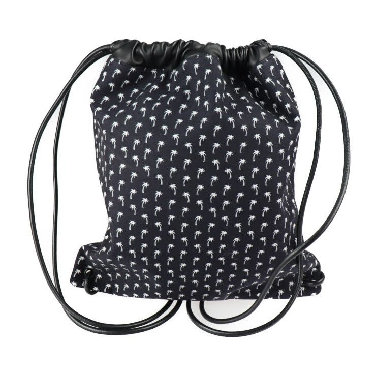 Saint Laurent Paris Backpack Daypack Hpq4 E 1070 Canvas Lambskin Black — view 3