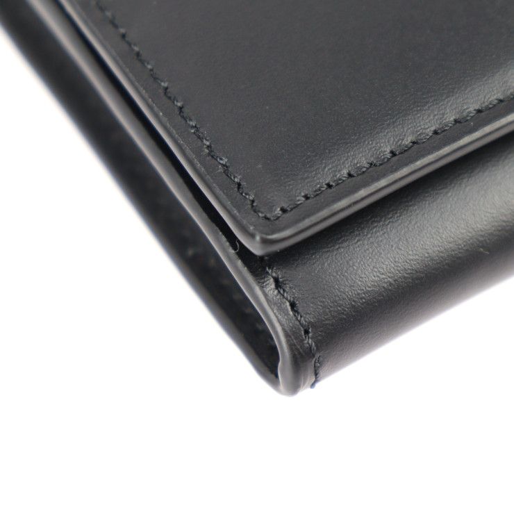 Fendi Continental Wallet Long 7 M0264 Calf Leather Black Silver Hardware — view 5
