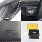 Fendi Continental Wallet Long 7 M0264 Calf Leather Black Silver Hardware — view 9