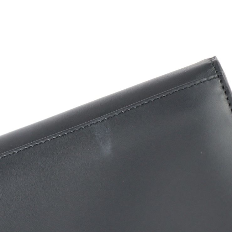 Fendi Continental Wallet Long 7 M0264 Calf Leather Black Silver Hardware — view 6
