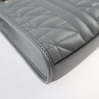 Gucci Handbag Leather Gray Silver Hardware GG Marmont 2-Way Shoulder Bag — view 5